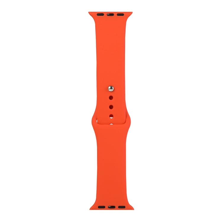 Silicone Watch Replacement Strap, Short Section (female), For Apple Watch Series 8&7 41mm / SE 2&6&SE&5&4 40mm / 3&2&1 38mm, For Apple Watch Ultra 49mm / Series 8&7 45mm / SE 2&6&SE&5&4 44mm / 3&2&1 42mm