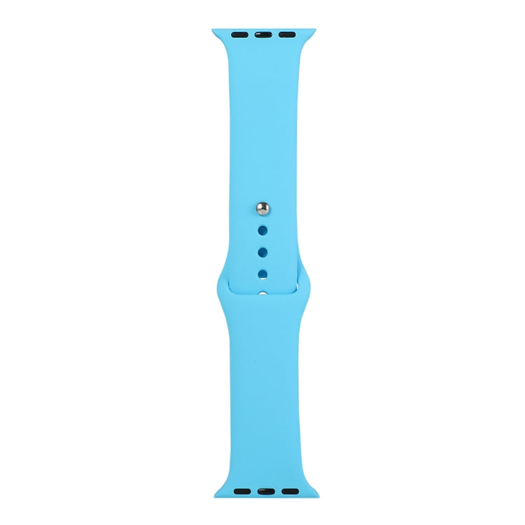 Silicone Watch Replacement Strap, Short Section (female), For Apple Watch Series 8&7 41mm / SE 2&6&SE&5&4 40mm / 3&2&1 38mm, For Apple Watch Ultra 49mm / Series 8&7 45mm / SE 2&6&SE&5&4 44mm / 3&2&1 42mm