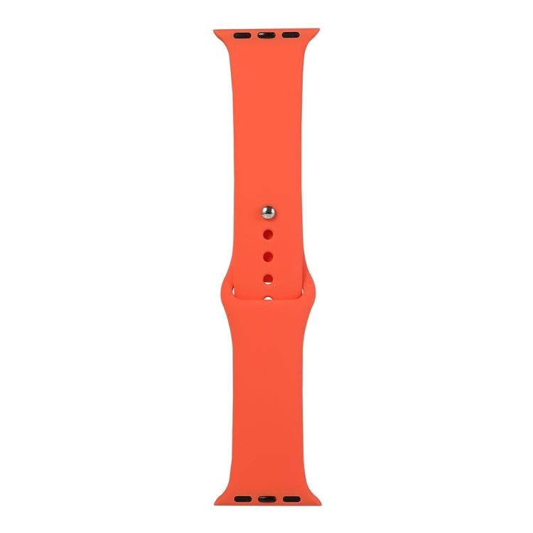 Silicone Watch Replacement Strap, Short Section (female), For Apple Watch Series 8&7 41mm / SE 2&6&SE&5&4 40mm / 3&2&1 38mm, For Apple Watch Ultra 49mm / Series 8&7 45mm / SE 2&6&SE&5&4 44mm / 3&2&1 42mm