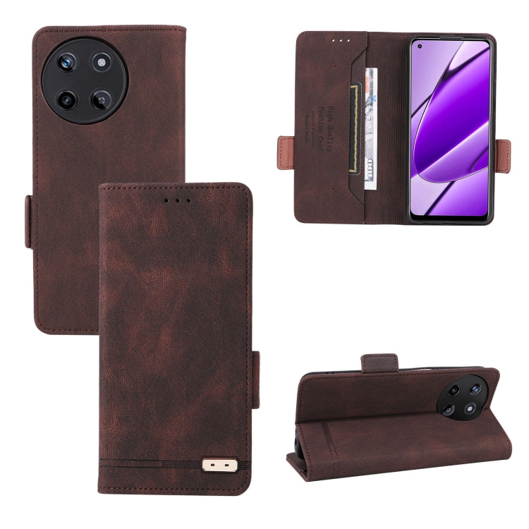 Magnetic Clasp Leather Phone Case, For Realme 11 5G / 11x, For Realme 11 Pro / 11 Pro+, For Realme 11 5G