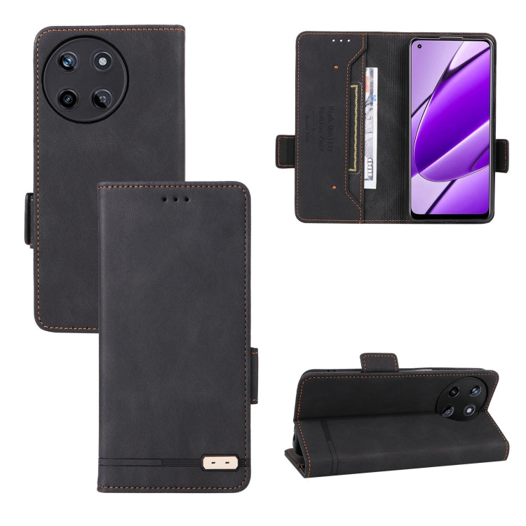 Magnetic Clasp Leather Phone Case, For Realme 11 5G / 11x, For Realme 11 Pro / 11 Pro+, For Realme 11 5G