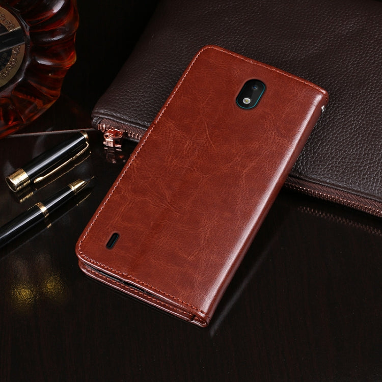 idewei 30053A Crazy Horse Texture Horizontal Flip Leather Case with Holder &amp; Card Slots &amp; Wallet, For Nokia 1.3, For Nokia 5.3, For OPPO A12