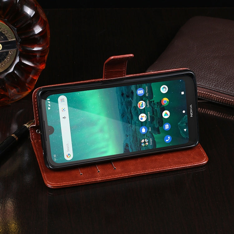 idewei 30053A Crazy Horse Texture Horizontal Flip Leather Case with Holder &amp; Card Slots &amp; Wallet, For Nokia 1.3, For Nokia 5.3, For OPPO A12