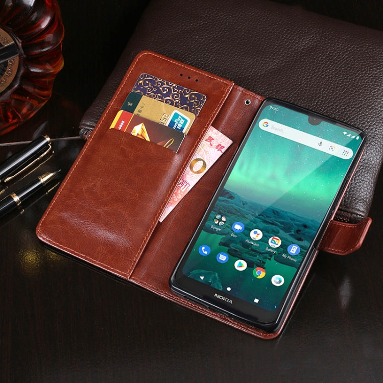idewei 30053A Crazy Horse Texture Horizontal Flip Leather Case with Holder &amp; Card Slots &amp; Wallet, For Nokia 1.3, For Nokia 5.3, For OPPO A12