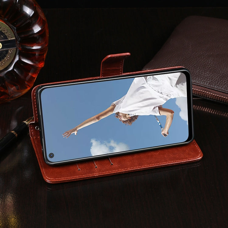 idewei 30053A Crazy Horse Texture Horizontal Flip Leather Case with Holder &amp; Card Slots &amp; Wallet, For OPPO A52, For OPPO A92s, For OPPO Ace2