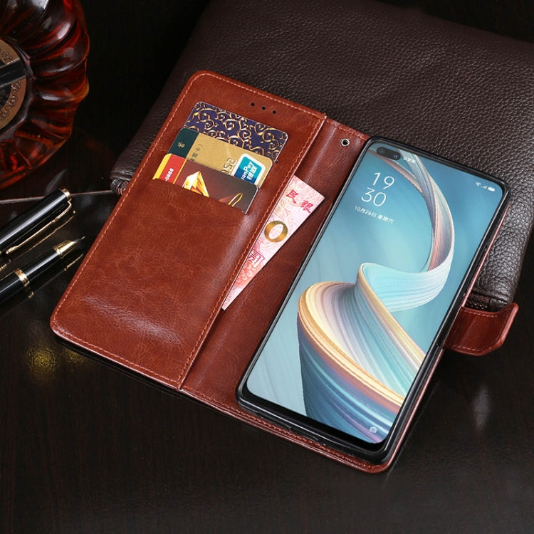 idewei 30053A Crazy Horse Texture Horizontal Flip Leather Case with Holder &amp; Card Slots &amp; Wallet, For OPPO A52, For OPPO A92s, For OPPO Ace2