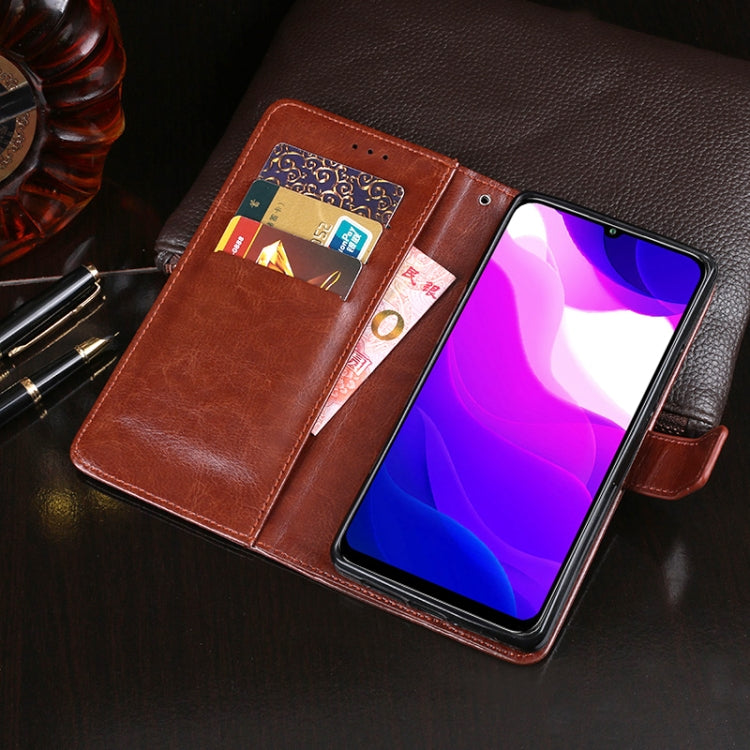 idewei 30053A Crazy Horse Texture Horizontal Flip Leather Case with Holder & Card Slots & Wallet