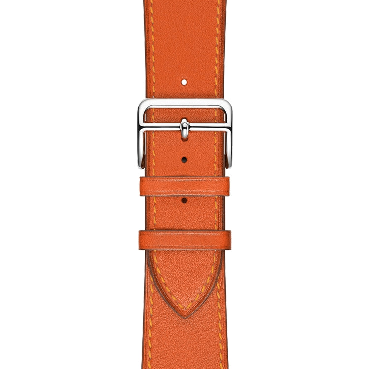 Replacement Leather Strap Watchband, For Apple Watch Series 7 41mm / 6 &amp; SE &amp; 5 &amp; 4 40mm / 3 &amp; 2 &amp; 1 38mm, For Apple Watch Series 7 45mm / 6 &amp; SE &amp; 5 &amp; 4 44mm / 3 &amp; 2 &amp; 1 42mm