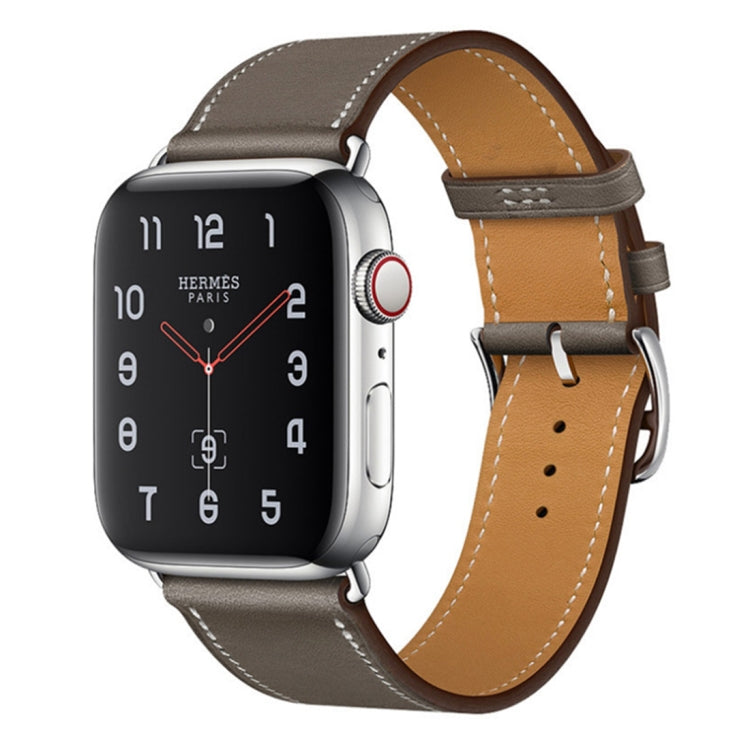 Replacement Leather Strap Watchband, For Apple Watch Series 7 41mm / 6 &amp; SE &amp; 5 &amp; 4 40mm / 3 &amp; 2 &amp; 1 38mm, For Apple Watch Series 7 45mm / 6 &amp; SE &amp; 5 &amp; 4 44mm / 3 &amp; 2 &amp; 1 42mm