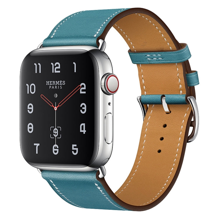 Replacement Leather Strap Watchband, For Apple Watch Series 7 41mm / 6 &amp; SE &amp; 5 &amp; 4 40mm / 3 &amp; 2 &amp; 1 38mm, For Apple Watch Series 7 45mm / 6 &amp; SE &amp; 5 &amp; 4 44mm / 3 &amp; 2 &amp; 1 42mm