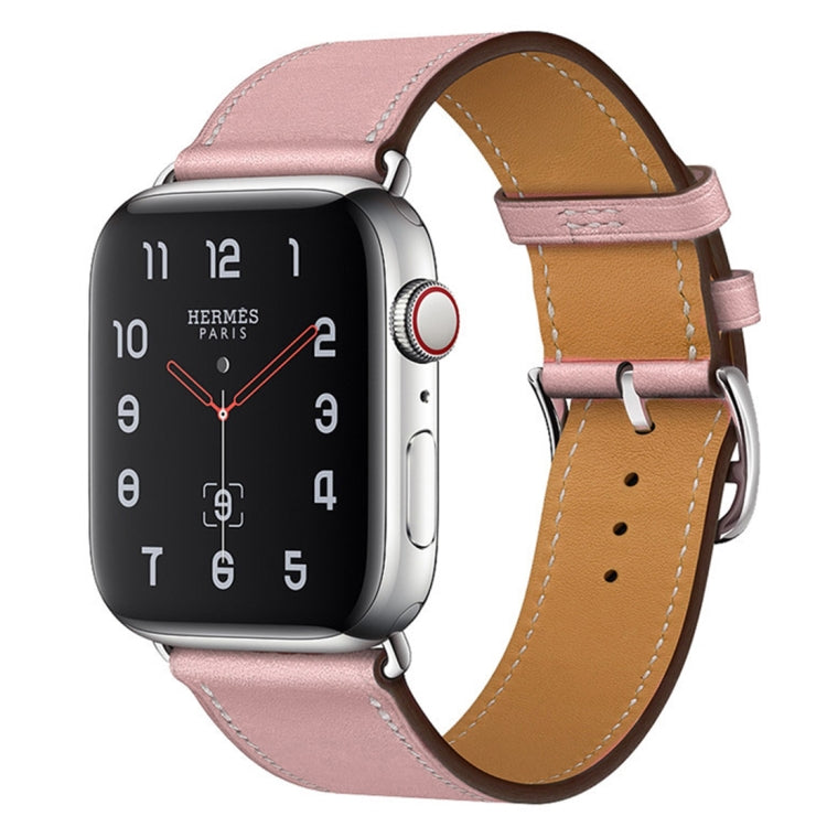 Replacement Leather Strap Watchband, For Apple Watch Series 7 41mm / 6 &amp; SE &amp; 5 &amp; 4 40mm / 3 &amp; 2 &amp; 1 38mm, For Apple Watch Series 7 45mm / 6 &amp; SE &amp; 5 &amp; 4 44mm / 3 &amp; 2 &amp; 1 42mm