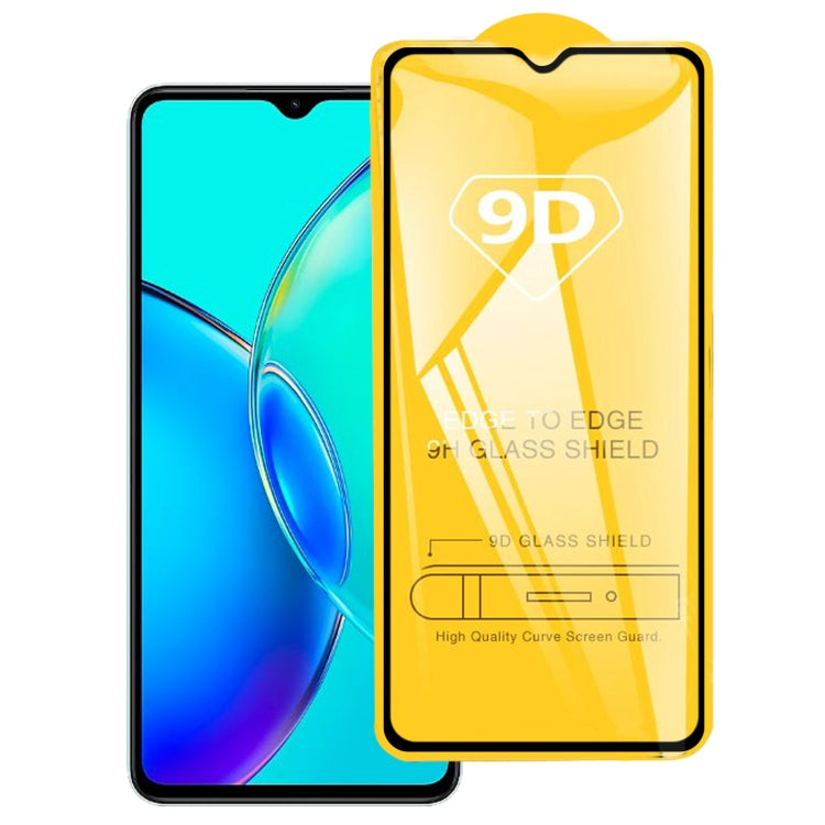 9D Full Glue Screen Tempered Glass Film, For vivo Y35+ / Y36 India / Y35m+, For vivo iQOO 11S, For vivo Y35 (1 PC)