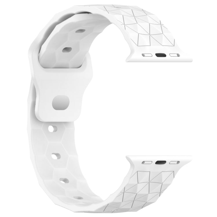 Football Texture Silicone Watch Band, For Apple Watch 8 41mm, For Apple Watch 8 45mm