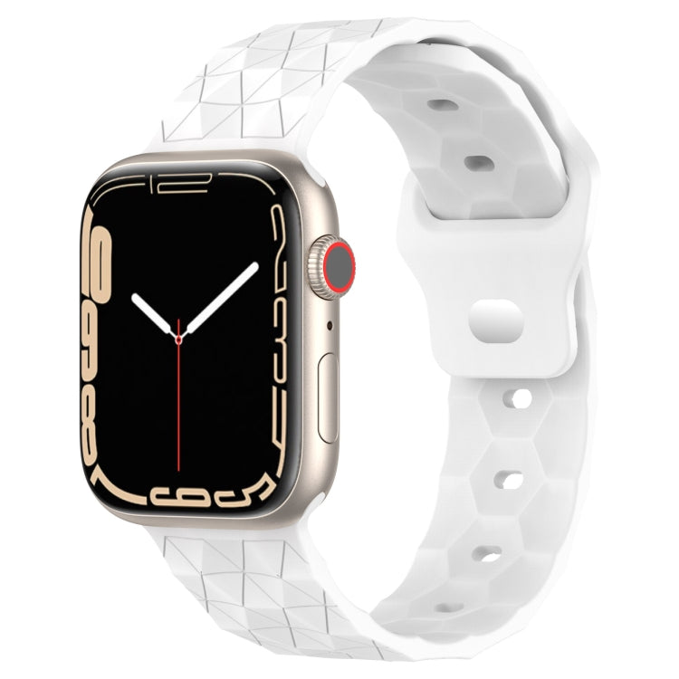 Football Texture Silicone Watch Band, For Apple Watch 8 41mm, For Apple Watch 8 45mm