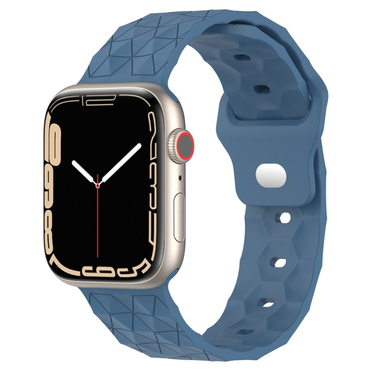 Football Texture Silicone Watch Band, For Apple Watch 8 41mm, For Apple Watch 8 45mm