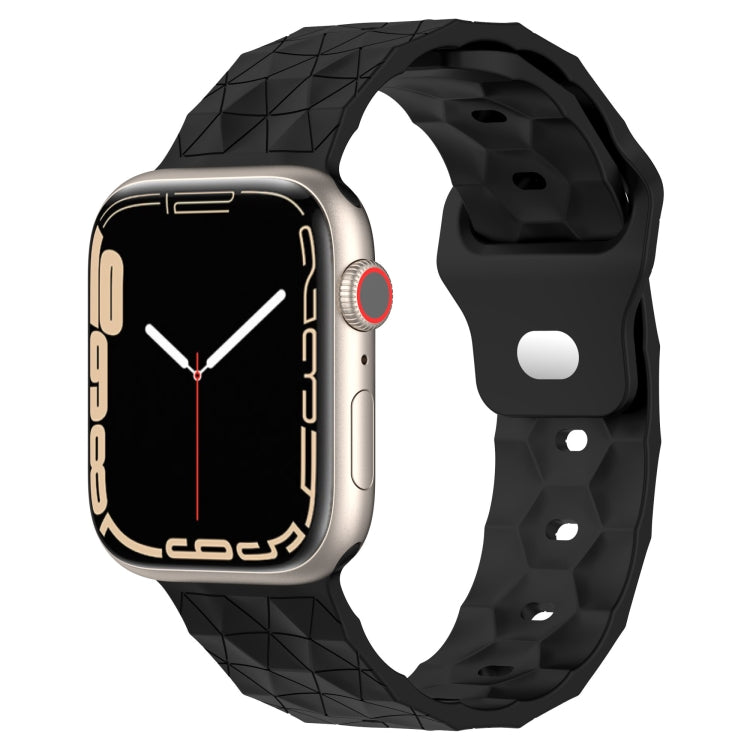 Football Texture Silicone Watch Band, For Apple Watch 8 41mm, For Apple Watch 8 45mm