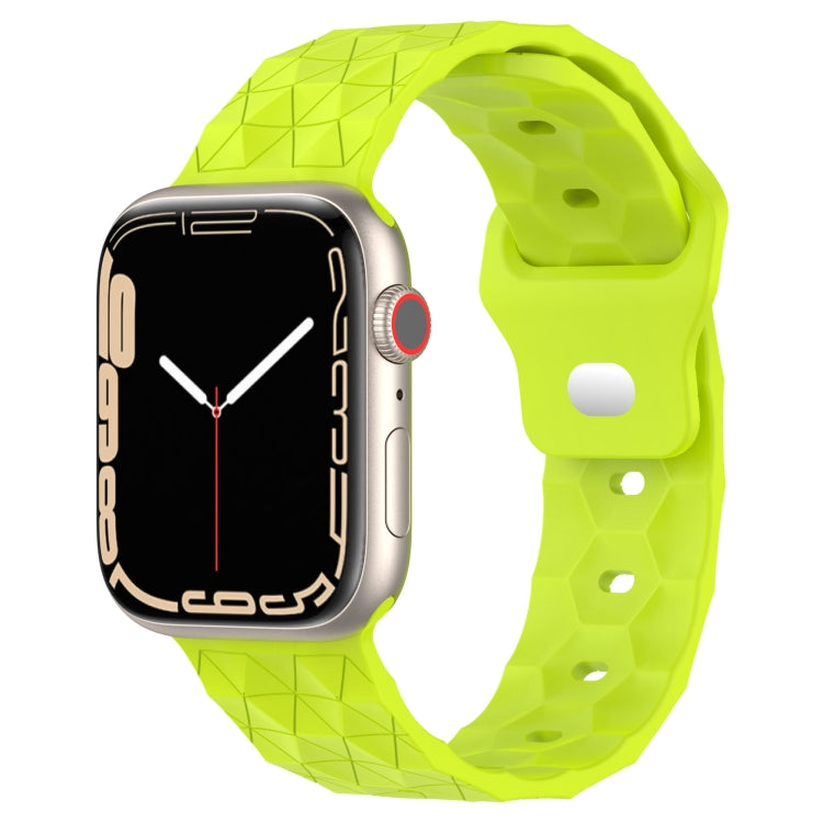 Football Texture Silicone Watch Band, For Apple Watch 8 41mm, For Apple Watch 8 45mm