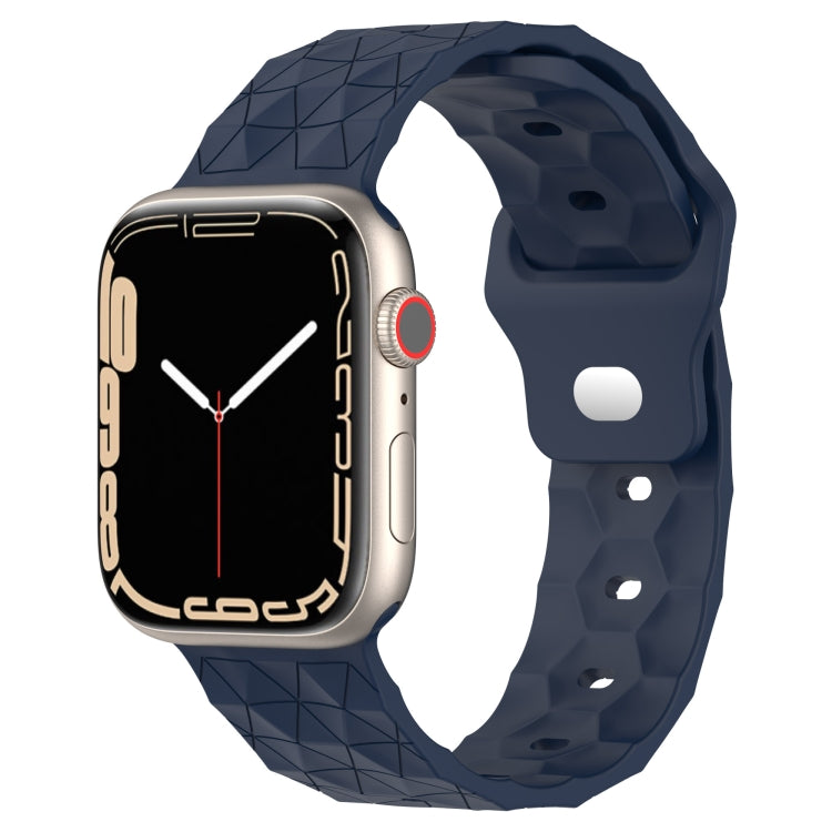 Football Texture Silicone Watch Band, For Apple Watch 8 41mm, For Apple Watch 8 45mm