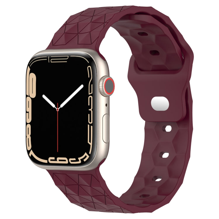 Football Texture Silicone Watch Band, For Apple Watch SE 2022 40mm, For Apple Watch SE 2022 44mm