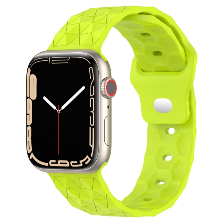 Football Texture Silicone Watch Band, For Apple Watch Ultra 2 49mm, For Apple Watch 9 45mm