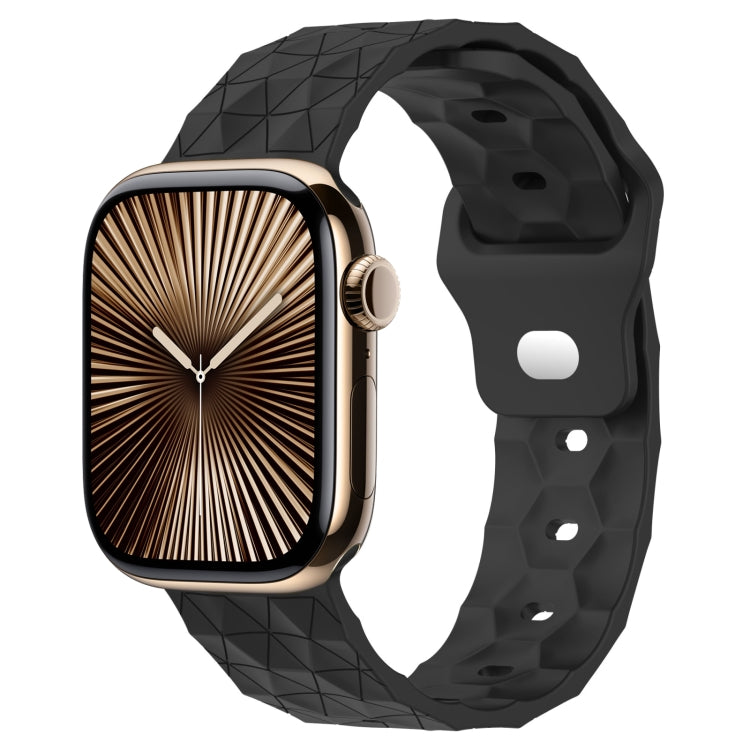 Football Texture Silicone Watch Band, For Apple Watch Series 10 46mm, For Apple Watch Series 10 42mm