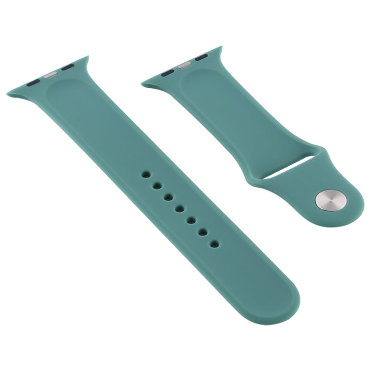 Silicone Watch Replacement Strap, Long Section (Men), For Apple Watch Series 8&amp;7 41mm / SE 2&amp;6&amp;SE&amp;5&amp;4 40mm / 3&amp;2&amp;1 38mm, For Apple Watch Ultra 49mm / Series 8&amp;7 45mm / SE 2&amp;6&amp;SE&amp;5&amp;4 44mm / 3&amp;2&amp;1 42mm