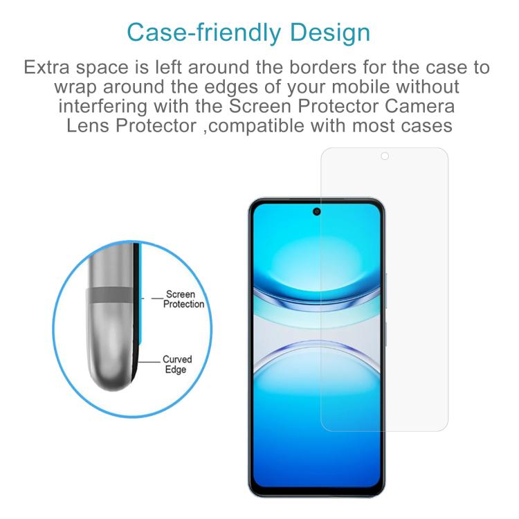 0.26mm 9H 2.5D Tempered Glass Film, For vivo Y300t / iQOO Z10x, For vivo V50 / V50e, For vivo V50 Lite 4G, For vivo Y300i, For vivo Y39 5G, For vivo V50 Lite 5G, For vivo T4x, For vivo Y29s 5G, For vivo iQOO Neo 10R, For vivo Y29 5G / 4G, For vivo Y04 ...