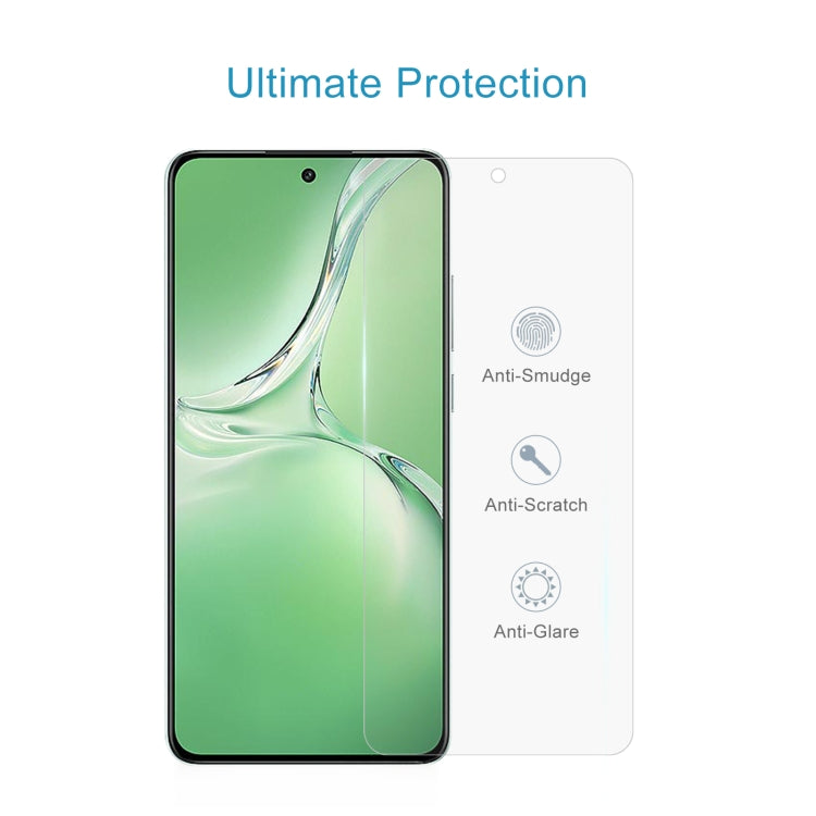 10pcs 0.26mm 9H 2.5D Tempered Glass Film, For OPPO K12 / K12 Plus, For OPPO Reno11 F / F25 Pro, For OPPO A78 4G, For OPPO A1 5G / 4G