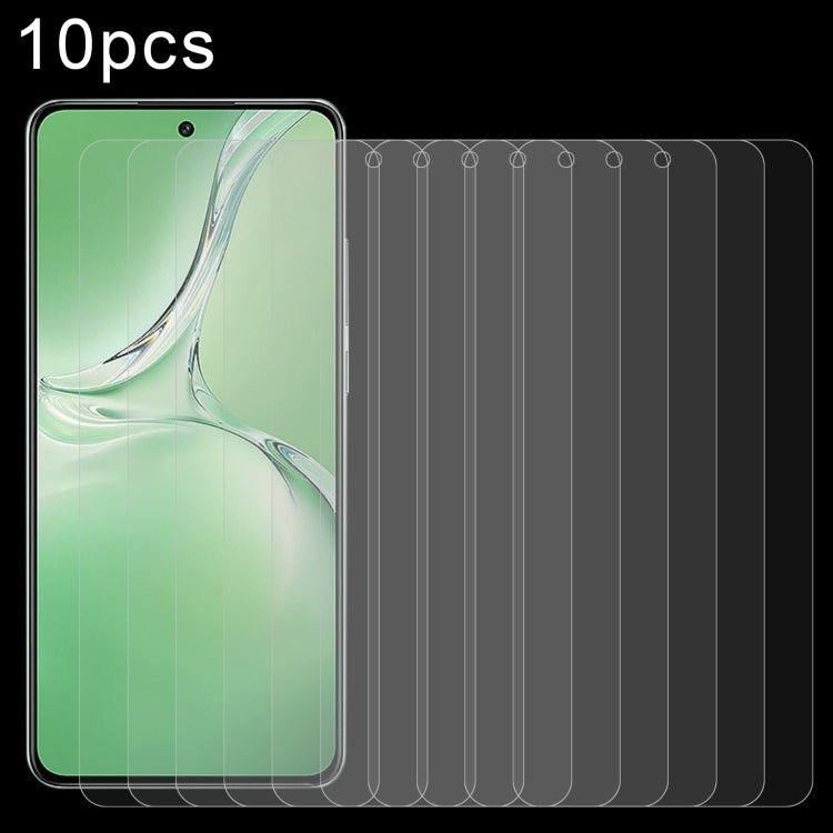 10pcs 0.26mm 9H 2.5D Tempered Glass Film, For OPPO K12 / K12 Plus, For OPPO Reno11 F / F25 Pro, For OPPO A78 4G, For OPPO A1 5G / 4G