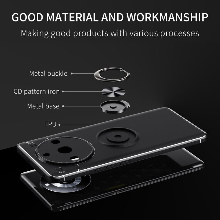 Metal Ring Holder TPU Phone Case, For Realme 11 Pro, For Realme 11 Pro+