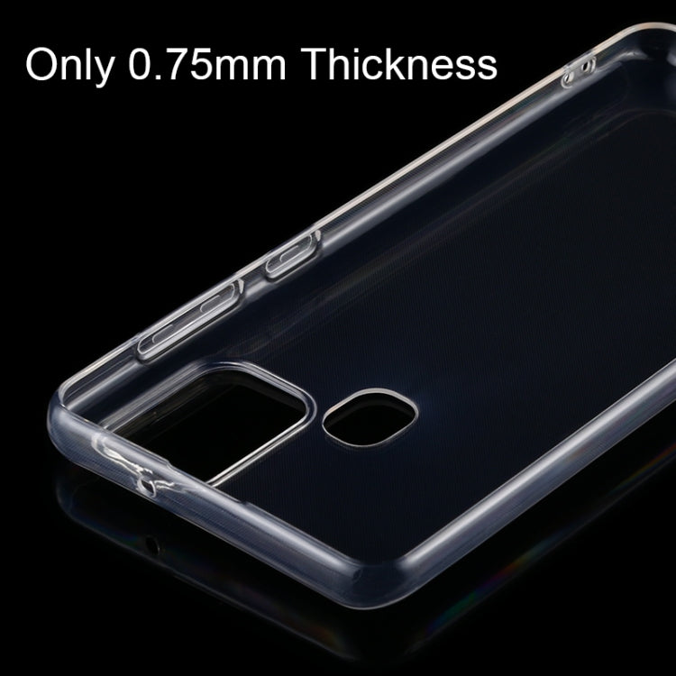 0.75mm Ultra-thin Transparent TPU Soft Protective Case, For Samsung Galaxy A21s, For Xiaomi Redmi Note 9, For Huawei Y6p, For Xiaomi Redmi 10X Pro, For Vivo X50