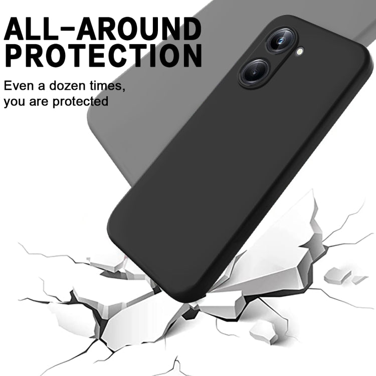 Solid Color Liquid Silicone Dropproof Full Coverage Phone Case