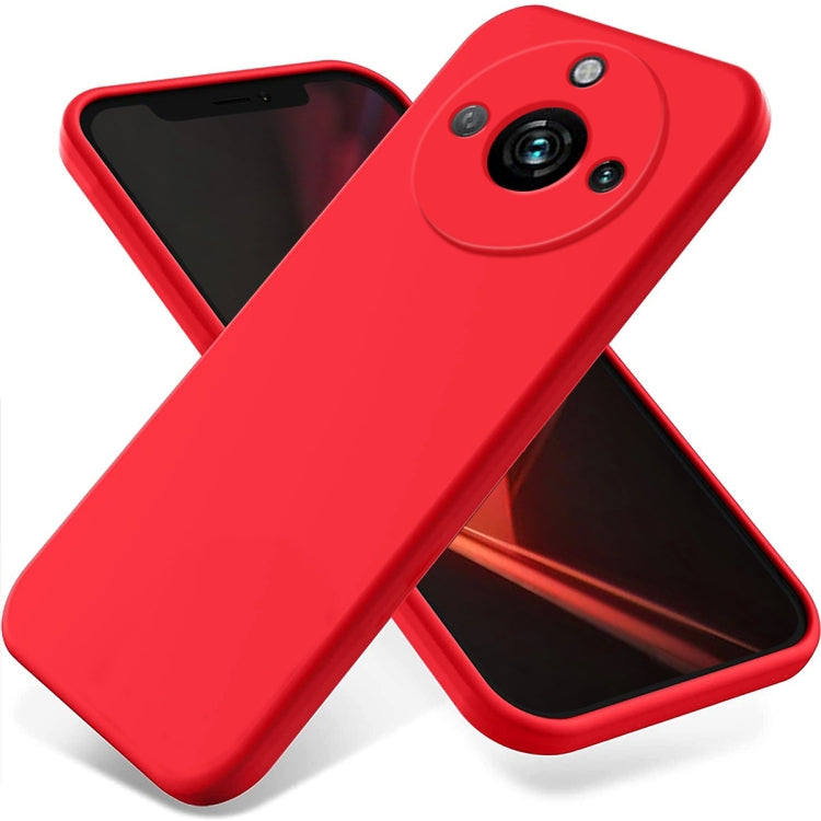 Pure Color Liquid Silicone Shockproof Phone Case, For Realme C51s, For Realme 11 5G Global / Narzo 60, For Realme C53 Global / Narzo N53, For Realme 11 Pro / 11 Pro+, For Realme C65 5G, For Realme C65 4G, For Realme Narzo N55, For Realme 10 Pro 5G