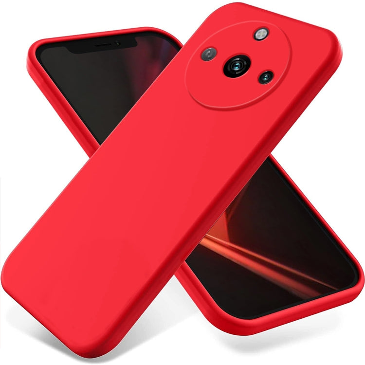 Pure Color Liquid Silicone Shockproof Phone Case, For Realme C51s, For Realme 11 5G Global / Narzo 60, For Realme C53 Global / Narzo N53, For Realme 11 Pro / 11 Pro+, For Realme C65 5G, For Realme C65 4G, For Realme Narzo N55, For Realme 10 Pro 5G