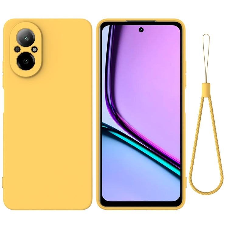 Pure Color Liquid Silicone Shockproof Phone Case, For Realme12 / 12x 5G Global, For Realme 12+, For Realme Note 50, For Realme 12 Pro / 12 Pro+, For Realme C67 4G, For Realme C67 5G, For Realme Narzo 60x, For Realme C51 / C53 India