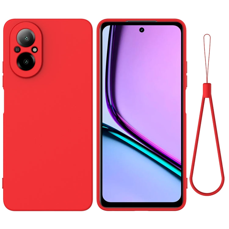 Pure Color Liquid Silicone Shockproof Phone Case, For Realme12 / 12x 5G Global, For Realme 12+, For Realme Note 50, For Realme 12 Pro / 12 Pro+, For Realme C67 4G, For Realme C67 5G, For Realme Narzo 60x, For Realme C51 / C53 India