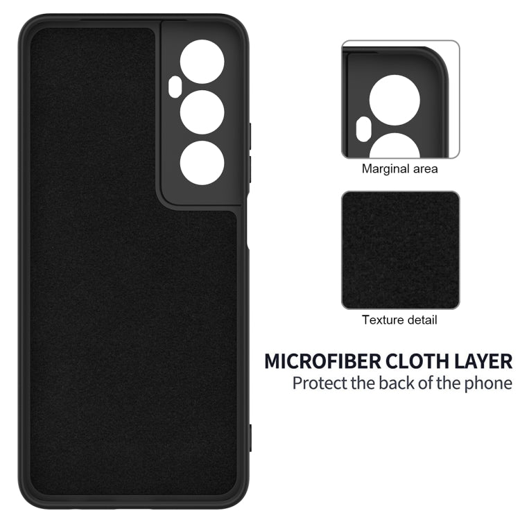 Solid Color Liquid Silicone Dropproof Full Coverage Phone Case, For Realme C65 4G, For Realme Narzo N55, For Realme 10 Pro 5G