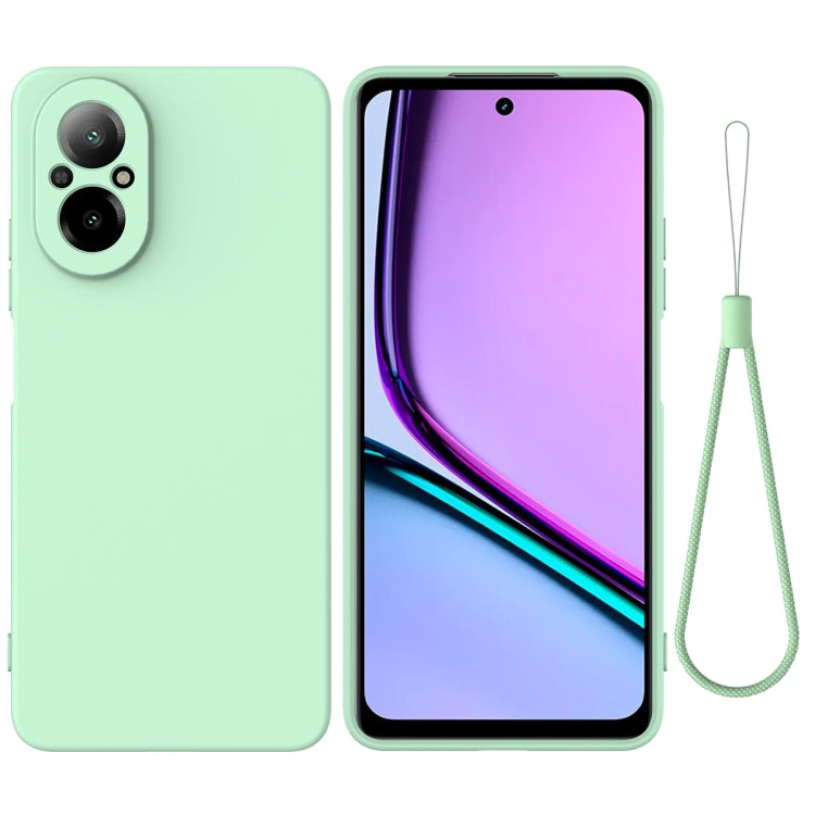 Solid Color Liquid Silicone Dropproof Full Coverage Phone Case, For Realme Narzo N65 5G, For Realme Narzo 70x, For Realme Narzo 70, For Realme 12 Lite, For Realme P1 Pro, For Realme Narzo 70 Pro / Realme P1