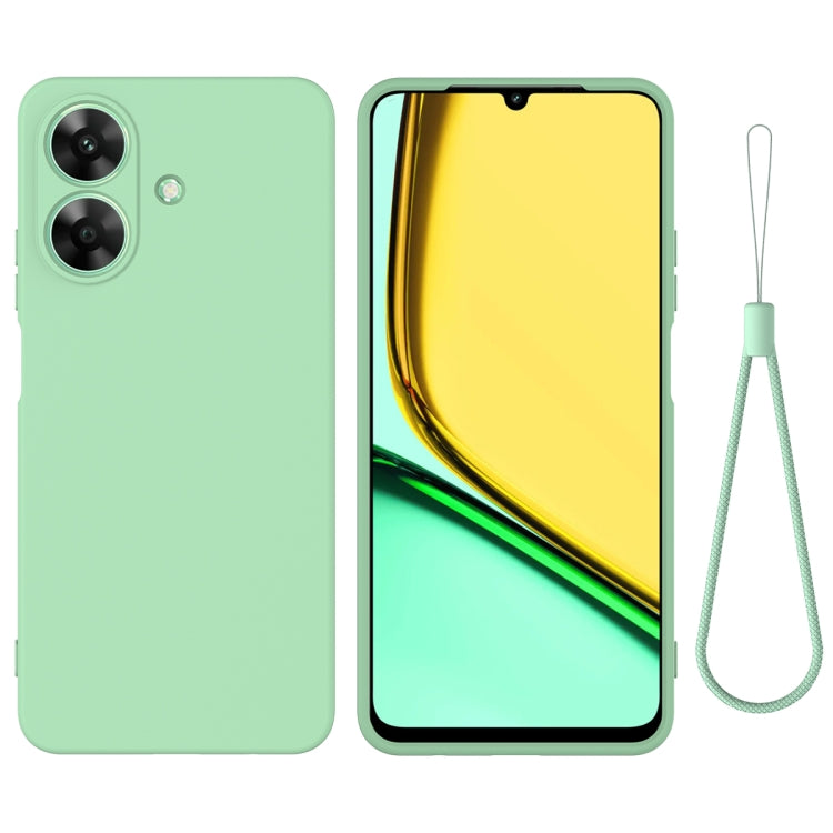 Solid Color Liquid Silicone Dropproof Full Coverage Phone Case, For Realme 13 4G / 12 4G, For Realme 13 Pro / 13 Pro + 5G, For Realme C61 India / Narzo N61, For Realme GT 6T / GT Neo6 / GT 6, For Realme C61 Global, For Realme C63 / Narzo N63