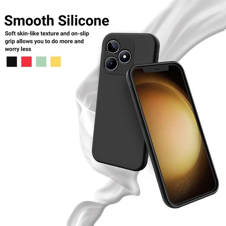 Solid Color Liquid Silicone Dropproof Full Coverage Phone Case
