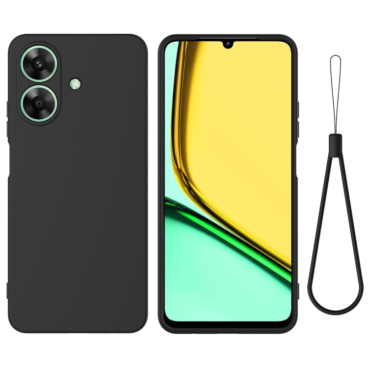 Pure Color Liquid Silicone Shockproof Phone Case, For Realme P1 Speed, For Realme C63 5G / V60 5G, For Realme Note 60, For Realme 13+, For Realme 13 4G / 12 4G, For Realme 13 Pro / 13 Pro + 5G, For Realme C61 India / Narzo N61