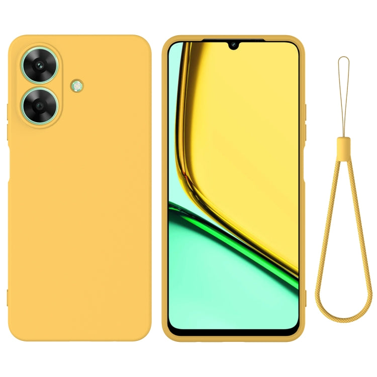Solid Color Liquid Silicone Dropproof Full Coverage Phone Case, For Realme GT 7 Pro, For Realme P1 Speed, For Realme C63 5G / V60 5G, For Realme P2 Pro, For Realme Note 60, For Realme 13+