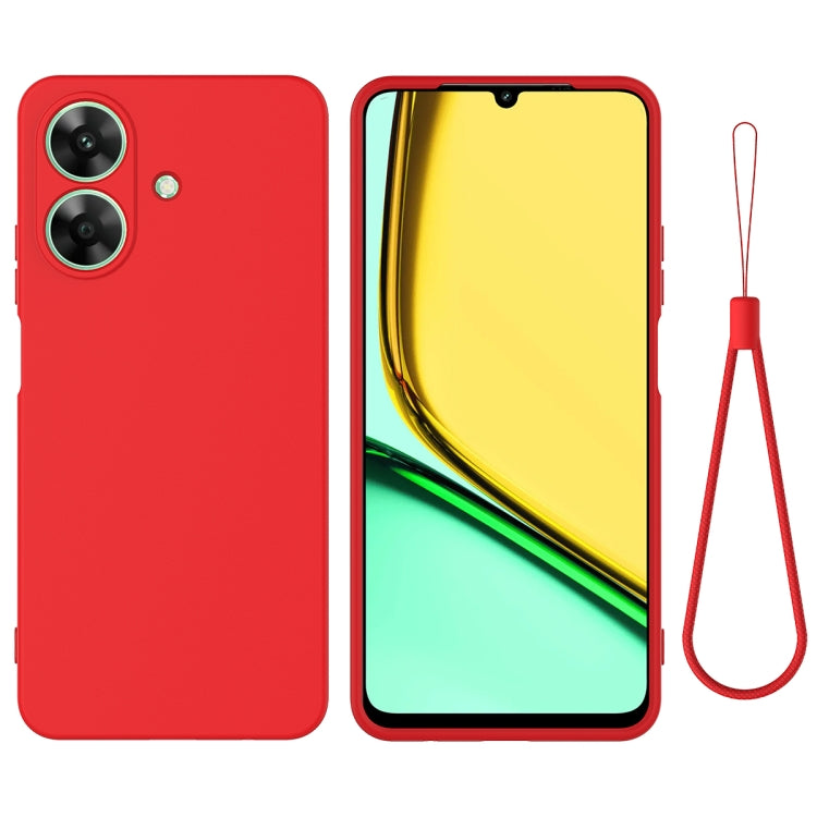 Pure Color Liquid Silicone Shockproof Phone Case, For Realme P1 Speed, For Realme C63 5G / V60 5G, For Realme Note 60, For Realme 13+, For Realme 13 4G / 12 4G, For Realme 13 Pro / 13 Pro + 5G, For Realme C61 India / Narzo N61