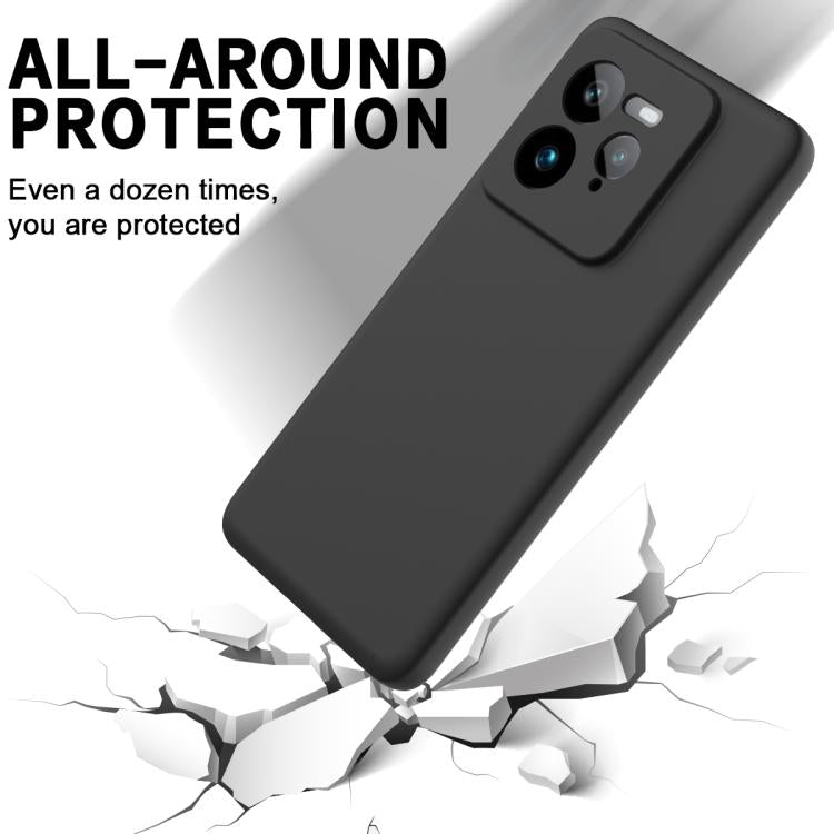 Solid Color Liquid Silicone Dropproof Full Coverage Phone Case, For Realme GT 7 Pro, For Realme P1 Speed, For Realme C63 5G / V60 5G, For Realme P2 Pro, For Realme Note 60, For Realme 13+
