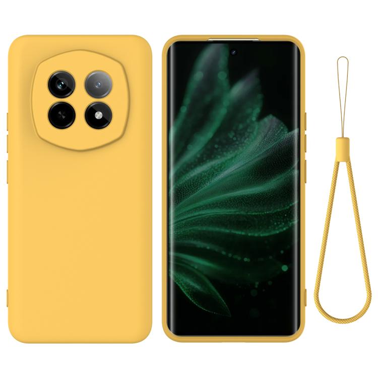 Solid Color Liquid Silicone Dropproof Full Coverage Phone Case