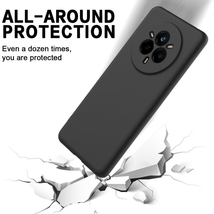 Solid Color Liquid Silicone Dropproof Full Coverage Phone Case