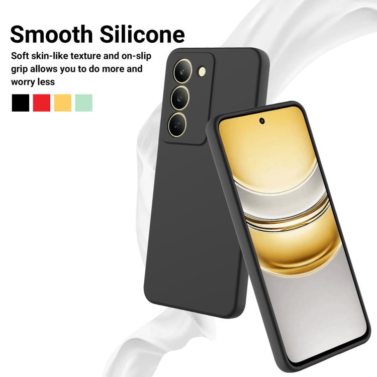 Solid Color Liquid Silicone Dropproof Full Coverage Phone Case, For Realme P3x, For Realme 14 Pro+, For Realme 14 Pro, For Realme 14x India, For Realme 14x Global, For Realme C75