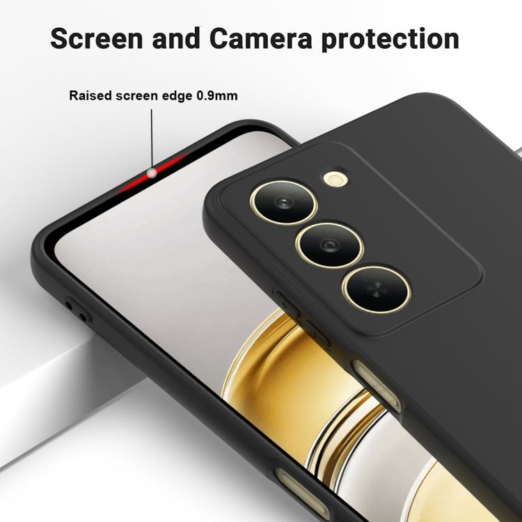 Solid Color Liquid Silicone Dropproof Full Coverage Phone Case, For Realme P3x, For Realme 14 Pro+, For Realme 14 Pro, For Realme 14x India, For Realme 14x Global, For Realme C75