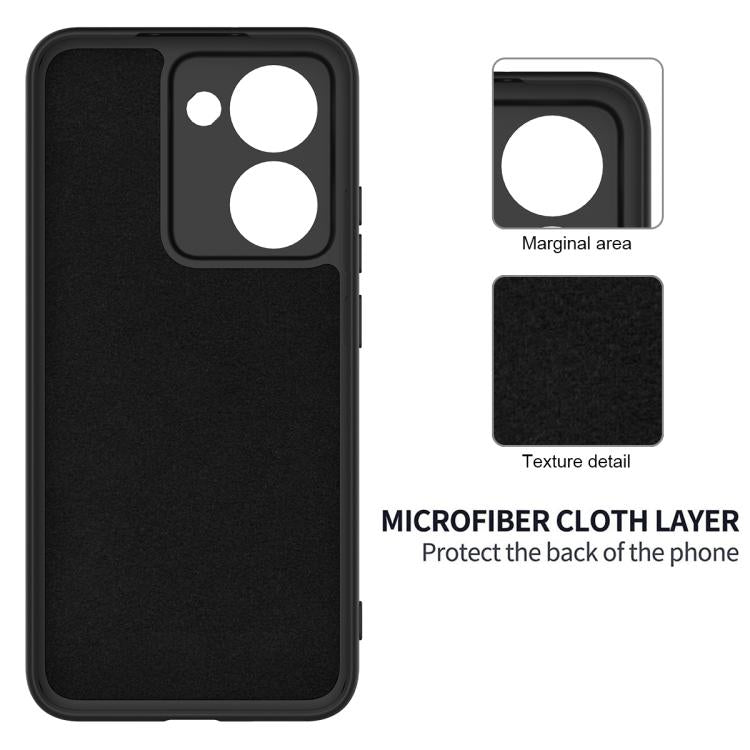 Solid Color Liquid Silicone Dropproof Full Coverage Phone Case