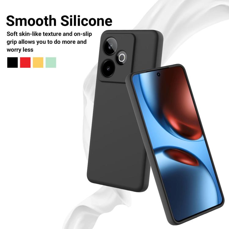 Solid Color Liquid Silicone Dropproof Full Coverage Phone Case, For Realme GT 7 / GT 7T 5G, For Realme 14 / 14T 5G, For Realm V70 / V70s 5G, For Realme P3 Ultra 5G, For Realme 14 Pro Lite, For Realme C75x
